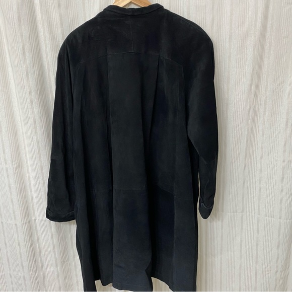 Vintage Ellen Ashley Genuine Suede Leather Swing Jacket - Picture 2 of 8